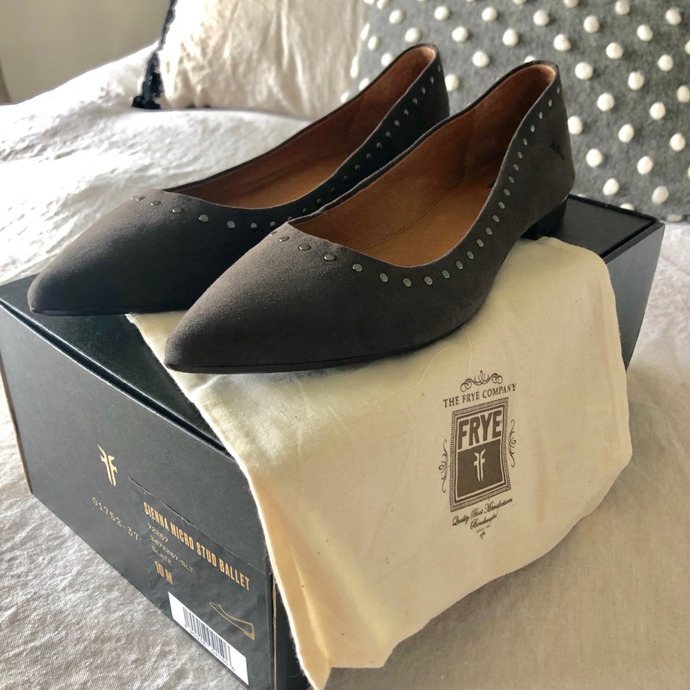 Frye Sienna Micro Stud Ballet Flat.